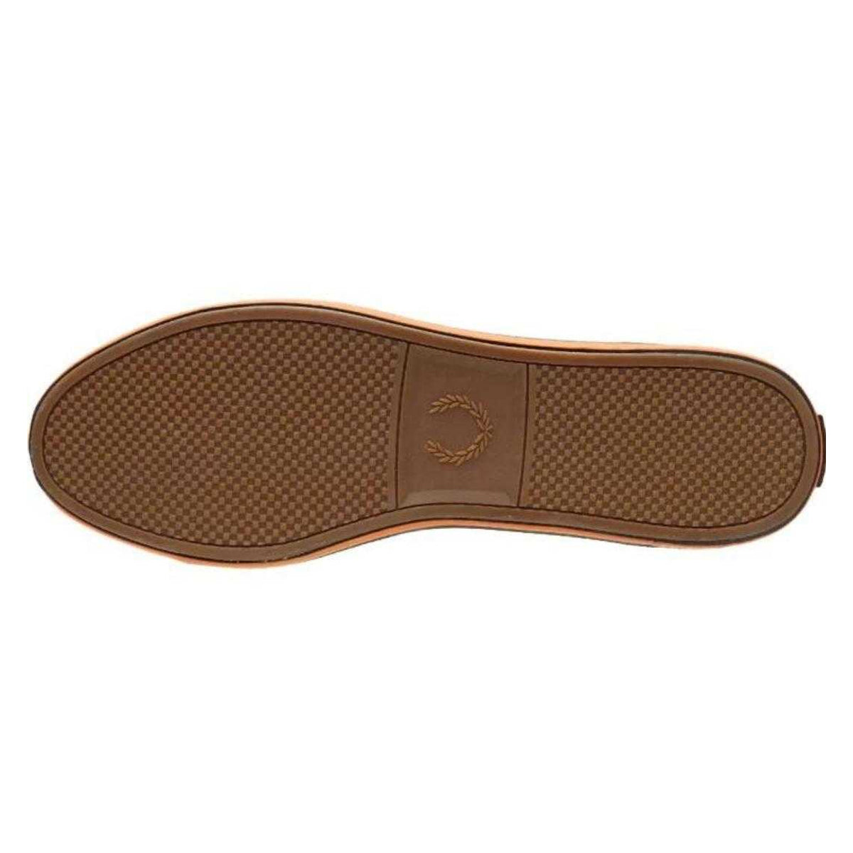 Grey - Side - Fred Perry Womens-Ladies Kingston Twill Trainers