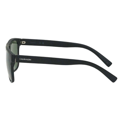 Black-Green - Side - Calvin Klein Mens Matte Sunglasses