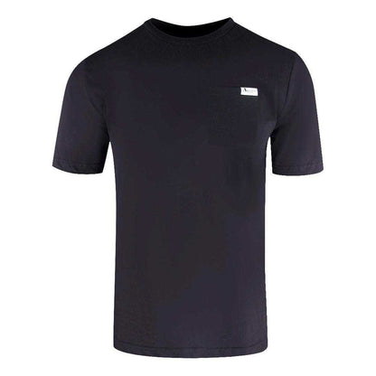 Black - Front - Aquascutum Mens Logo Chest Pocket T-Shirt