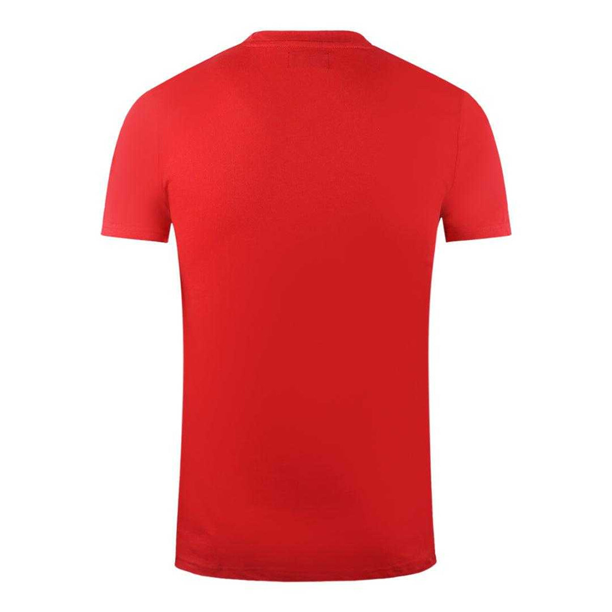 Red - Back - Aquascutum Mens London Aldis T-Shirt