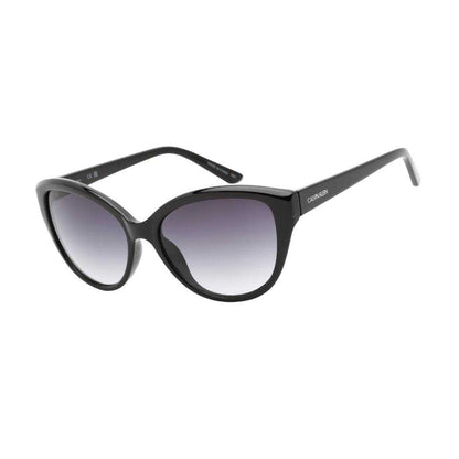 Black - Back - Calvin Klein Womens-Ladies Cat Eye Sunglasses