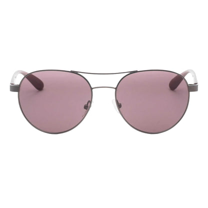 Pink-Gunmetal Grey - Back - Calvin Klein Womens-Ladies Matte Pilot Sunglasses
