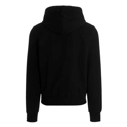 Black - Back - Diesel Mens Varsity Logo Hoodie