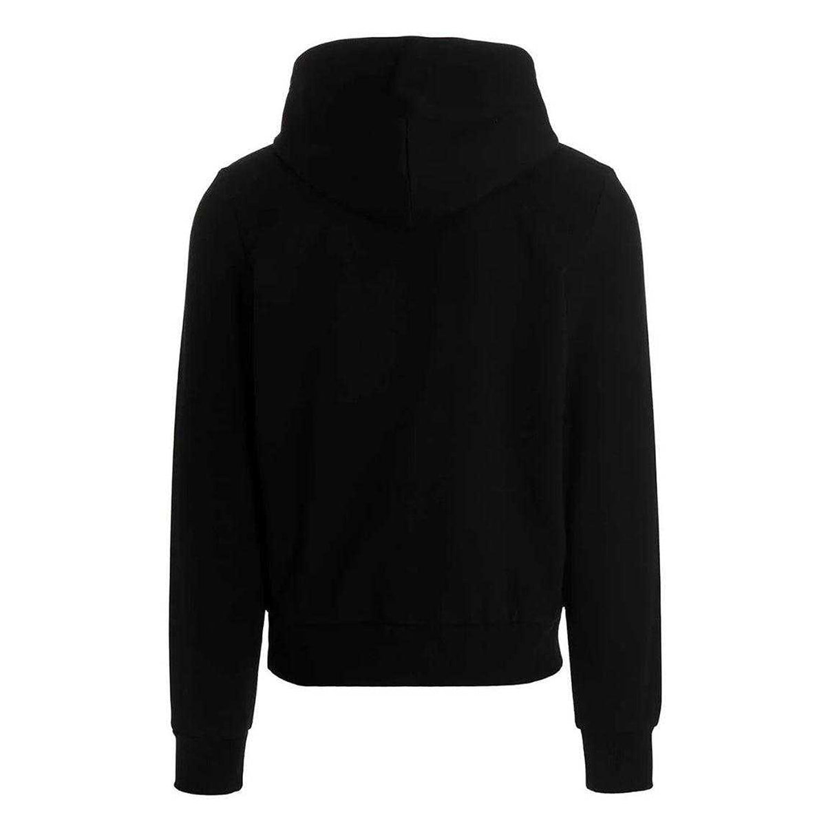 Black - Back - Diesel Mens Monotone Logo Hoodie