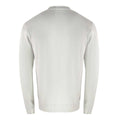 White - Back - Aquascutum Mens Small Logo Active Sweatshirt