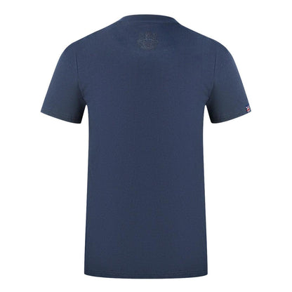 Navy Blue - Back - Aquascutum Mens 1851 AQ Logo T-Shirt