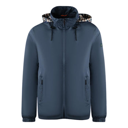 Navy Blue - Front - Aquascutum Unisex Adult Plain Lightweight Jacket