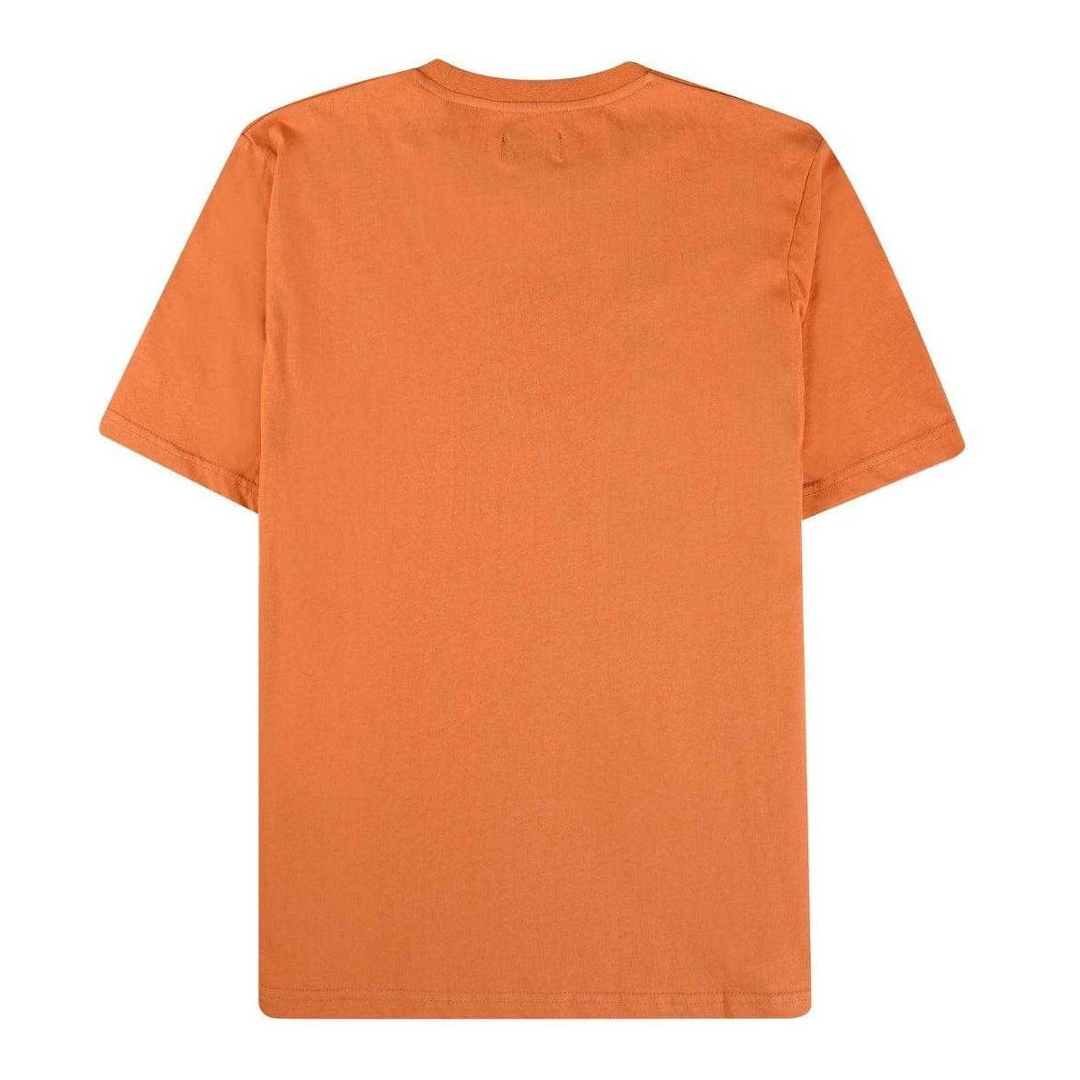 Orange - Back - Aquascutum Mens Active Big Logo T-Shirt