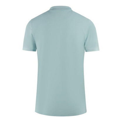 Sky Blue - Back - Aquascutum Mens Boxed Logo Polo Shirt