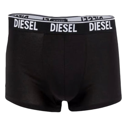 Black - Back - Diesel Mens Umbx-Shawn Boxer Shorts (Pack of 5)