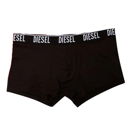 Black-Red - Back - Diesel Mens Umbx-Shawn Boxer Shorts (Pack of 2)