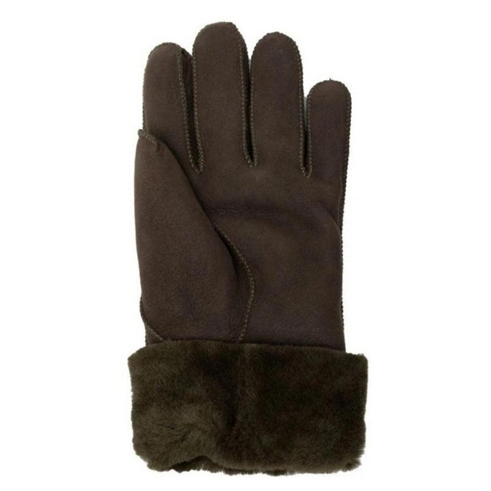 Tobacco Brown - Back - Parajumpers Womens-Ladies Shearling Gloves