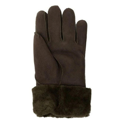 Tobacco Brown - Back - Parajumpers Womens-Ladies Shearling Gloves