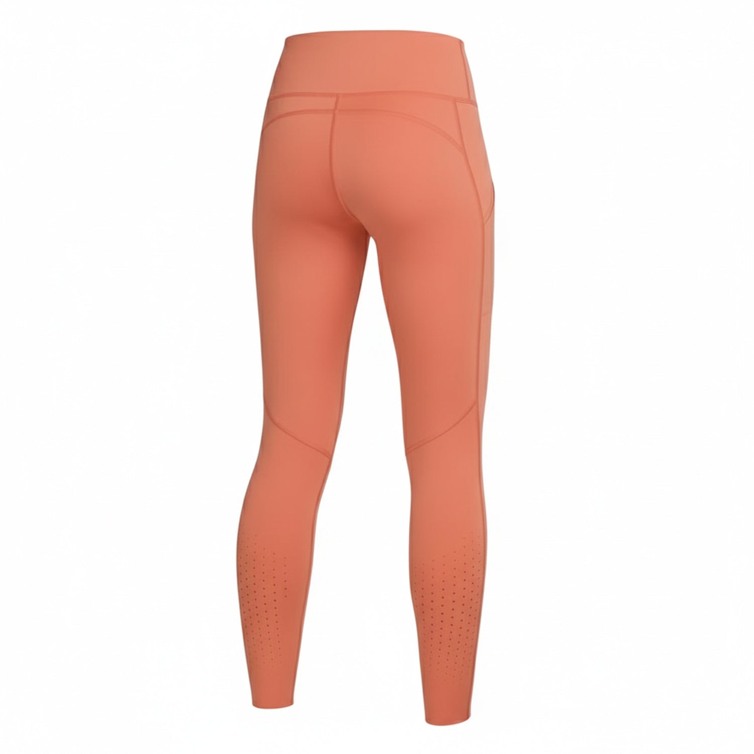 Peach - Back - Nike Womens-Ladies Epic Luxe Leggings
