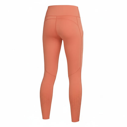 Peach - Back - Nike Womens-Ladies Epic Luxe Leggings