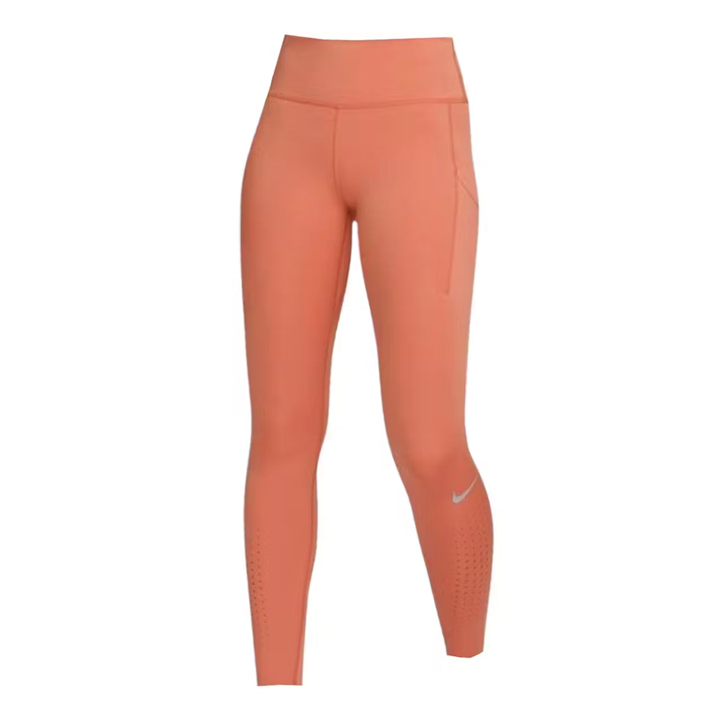 Peach - Front - Nike Womens-Ladies Epic Luxe Leggings