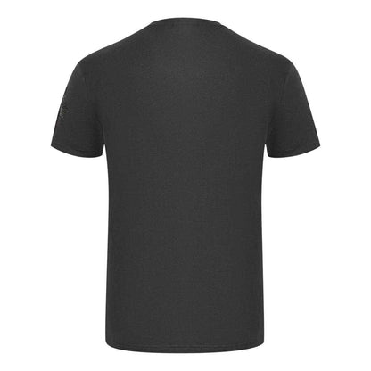 Black - Back - Aquascutum Mens Checked False Pocket T-Shirt