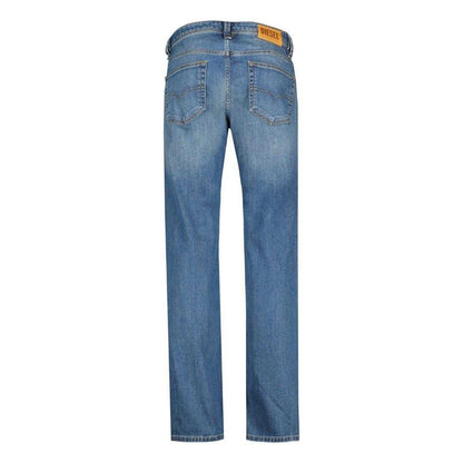 Light Blue - Back - Diesel Mens Larkee-X Straight Jeans