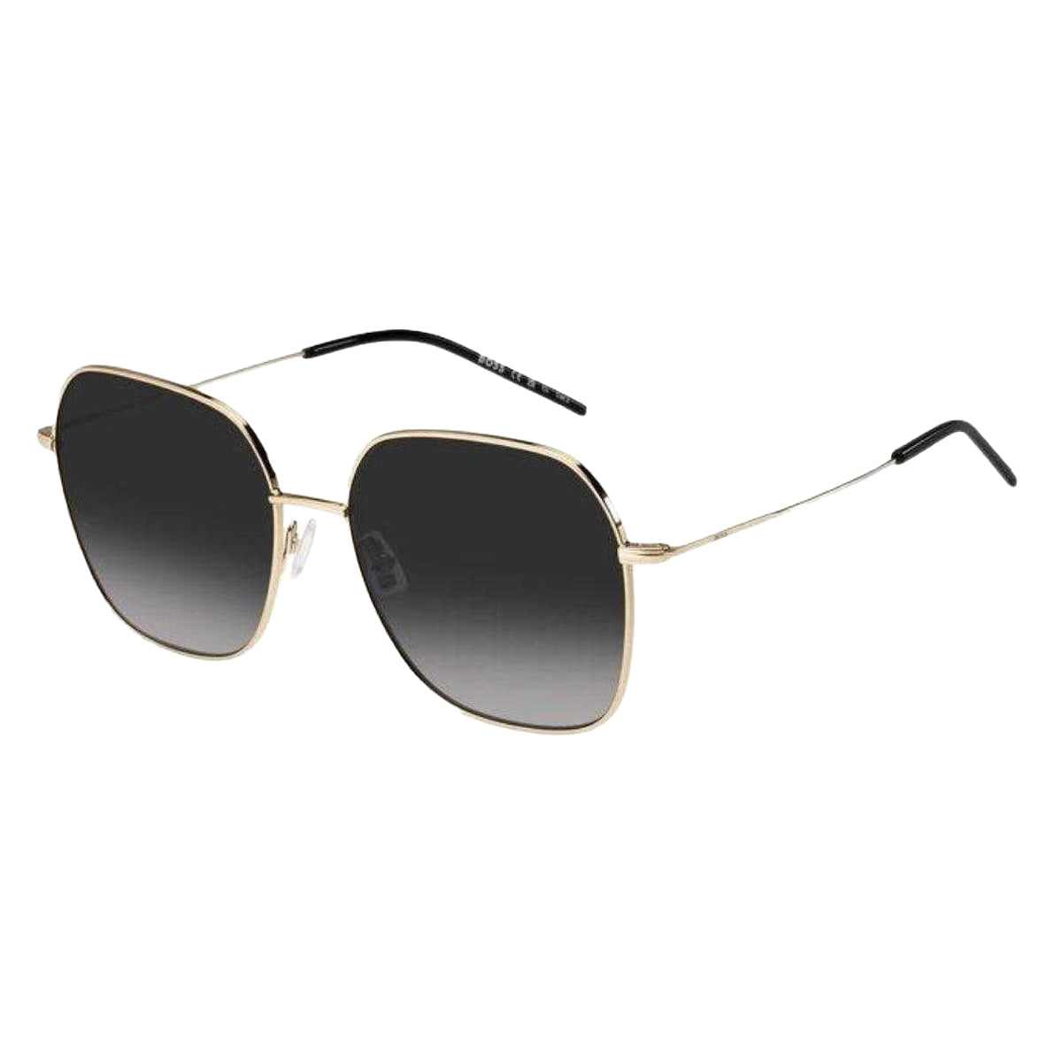 Black - Front - Hugo Boss Womens-Ladies Rectangle Sunglasses
