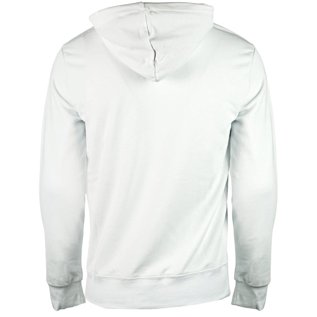 White - Back - Aquascutum Mens Aldis Logo Hoodie