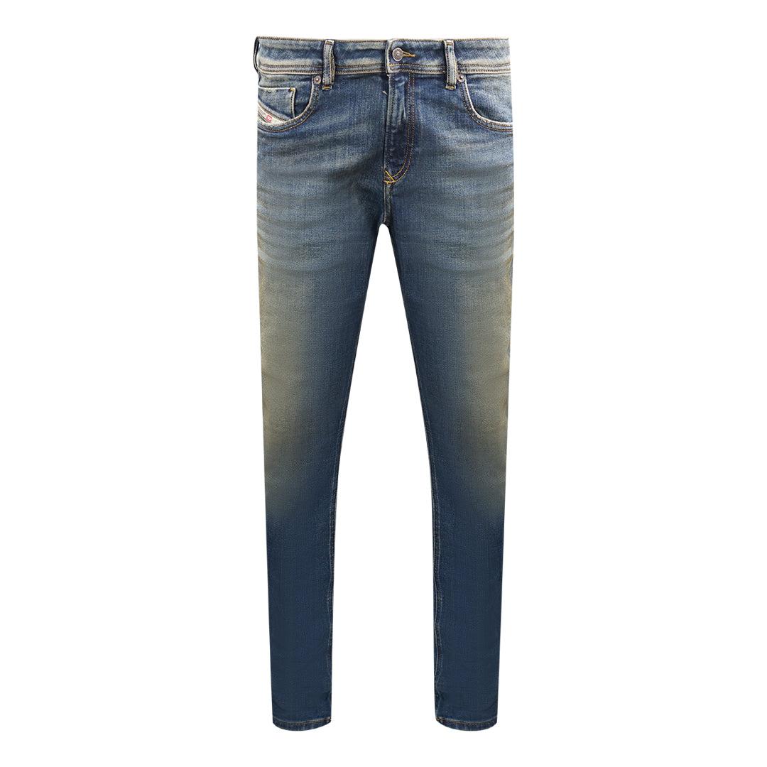Blue - Front - Diesel Mens 1979 Sleenker Jeans