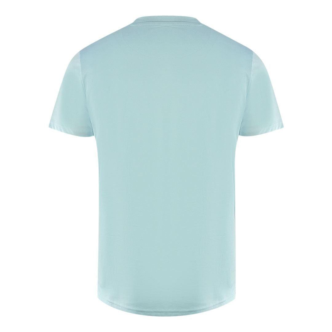 Light Blue - Back - Aquascutum Mens London 1851 T-Shirt