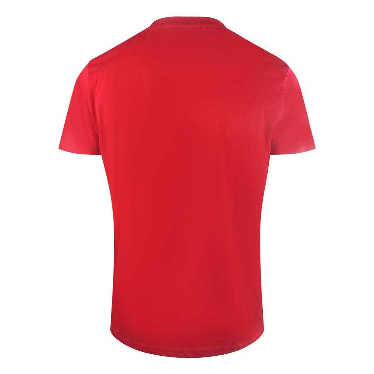 Red - Back - Aquascutum Mens London 1851 T-Shirt