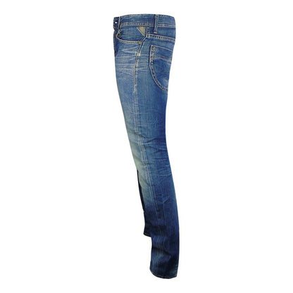 Blue - Side - Replay Mens Mijag Jeans