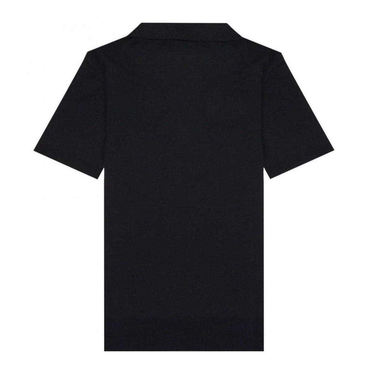 Black - Back - DSquared2 Mens Logo Polo Shirt