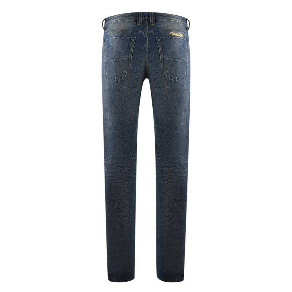 Blue - Back - Diesel Mens Bravefort 801M Jeans