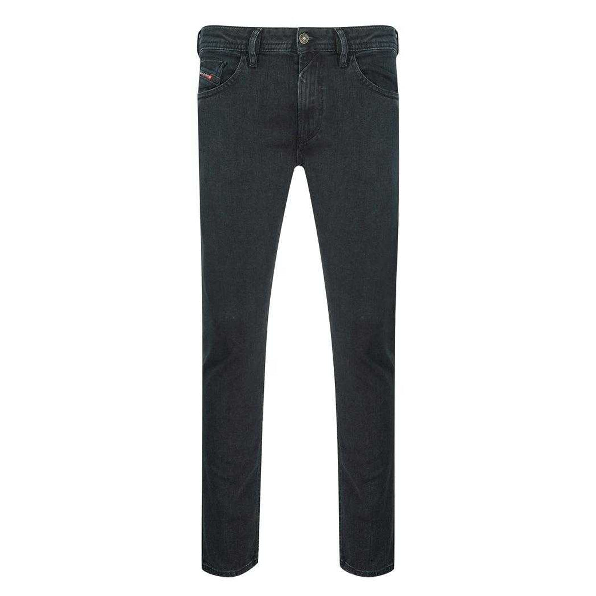 Black - Front - Diesel Mens Thommer 084NK Jeans