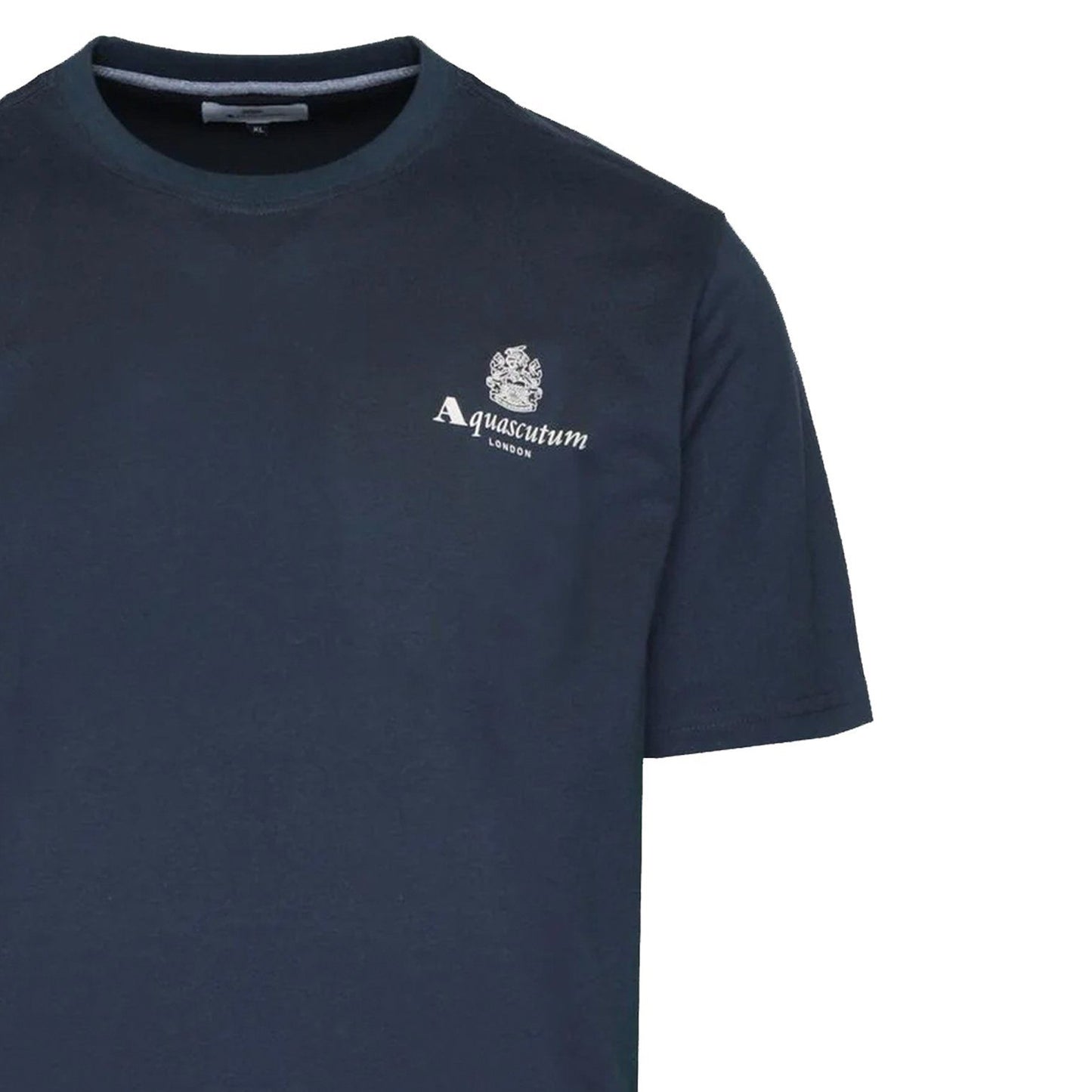 Navy - Lifestyle - Aquascutum Mens London Aldis Logo T-Shirt