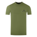 Green - Front - Aquascutum Mens London Aldis Logo T-Shirt
