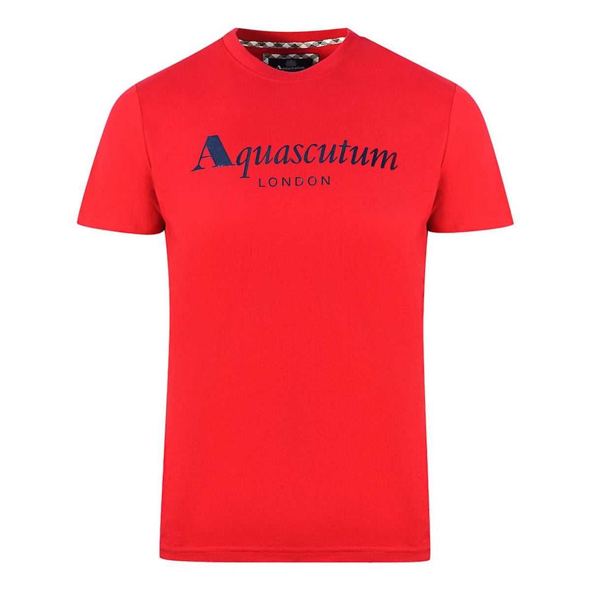 Red - Front - Aquascutum Mens London T-Shirt