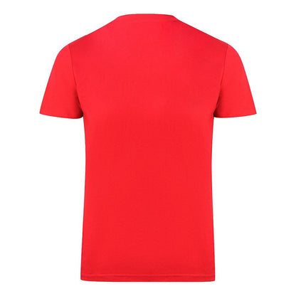 Red - Back - Aquascutum Mens London T-Shirt