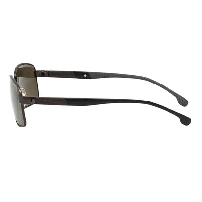 Brown - Side - Carrera Mens Rectangle Sunglasses