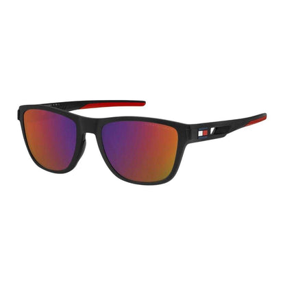 Purple-Black - Front - Tommy Hilfiger Mens Matte Sunglasses