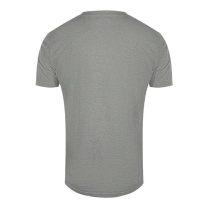 Grey Melange - Back - Cavalli Class Mens Tiger Print Logo T-Shirt
