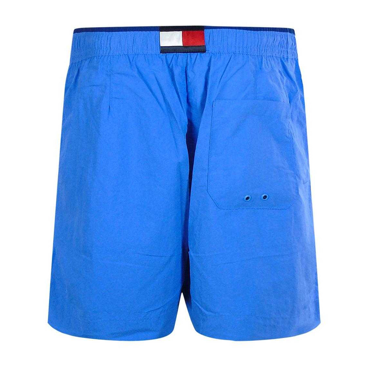 Blue - Back - Tommy Hilfiger Mens Spell Swim Shorts