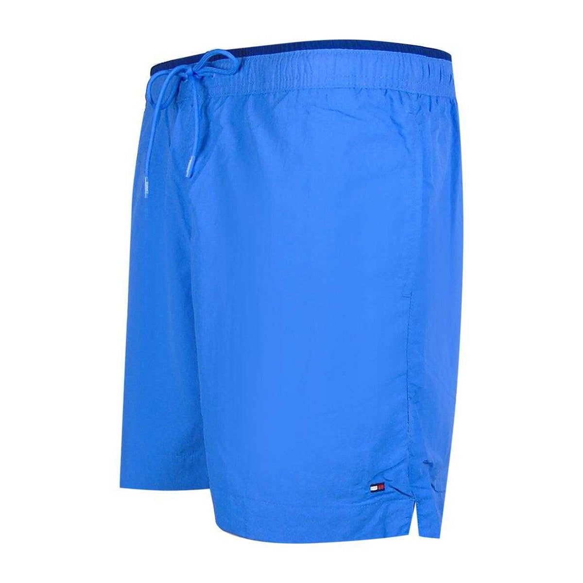 Blue - Side - Tommy Hilfiger Mens Spell Swim Shorts