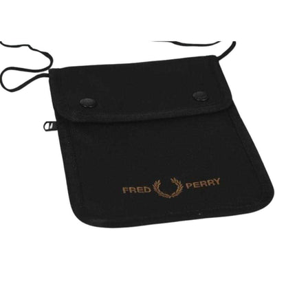 Black - Back - Fred Perry Classic Logo Pouch