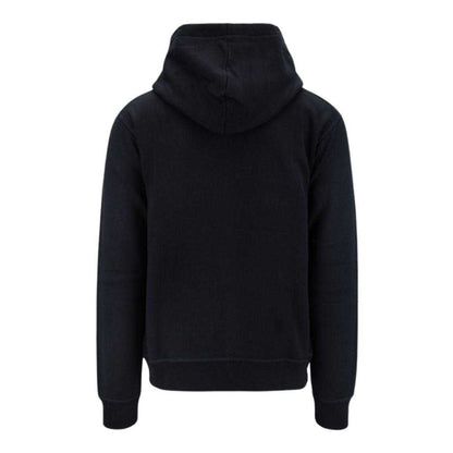 Black - Back - DSquared2 Mens Desert Palms Logo Hoodie