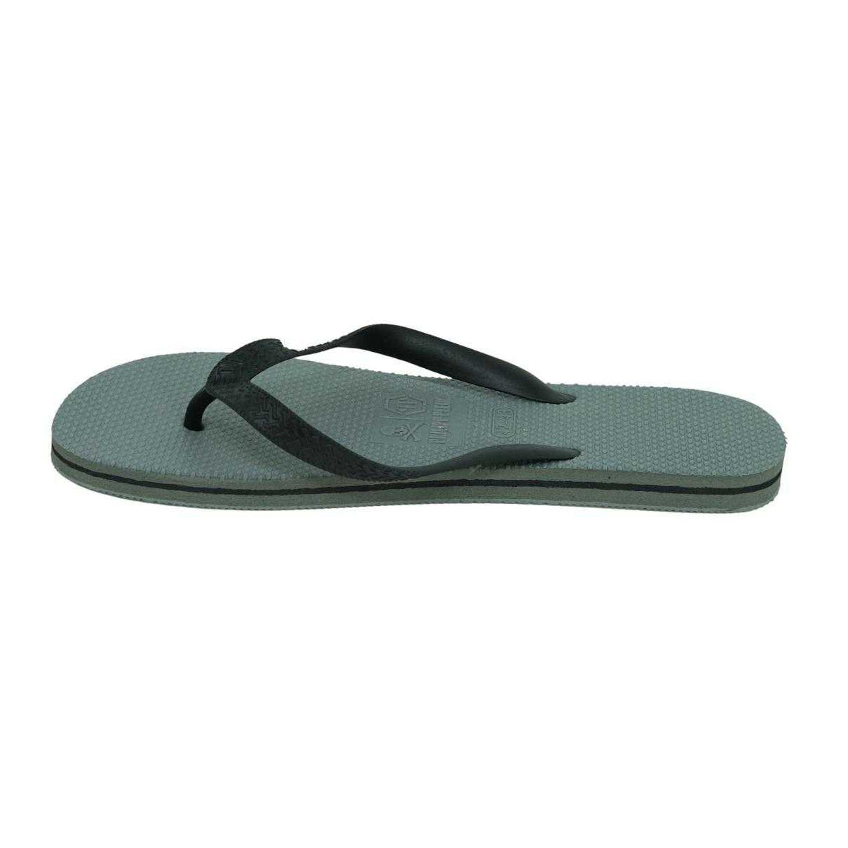 Grey - Back - Philipp Plein Mens Flip Flops