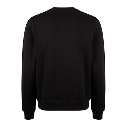 Black - Back - Diesel Unisex Adult Peel Effect Logo Sweatshirt