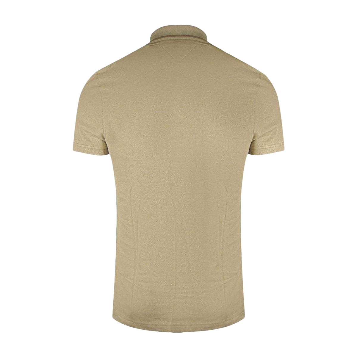 Beige - Back - Tommy Hilfiger Mens Polo Shirt
