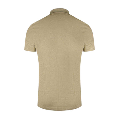 Beige - Back - Tommy Hilfiger Mens Polo Shirt
