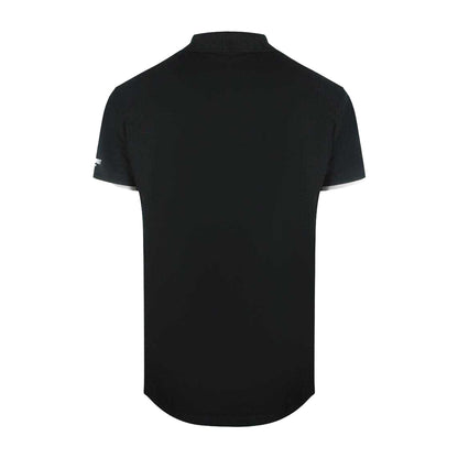 Black - Back - Plein Sport Mens Scratch Polo Shirt