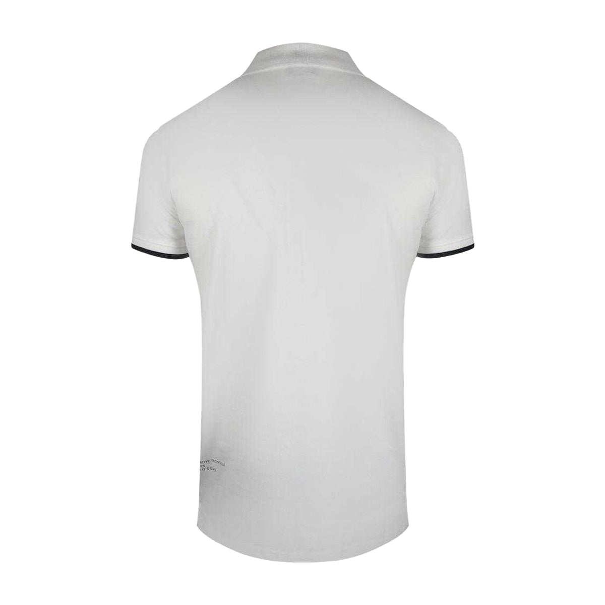 White - Back - Plein Sport Mens Scratch Polo Shirt