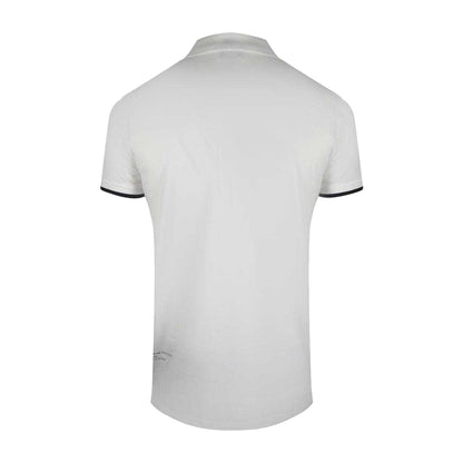 White - Back - Plein Sport Mens Scratch Polo Shirt