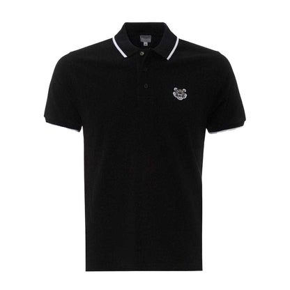 Black - Front - Kenzo Mens Polo Shirt